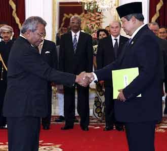 SBY Terima Surat Kepercayaan 15 Dubes